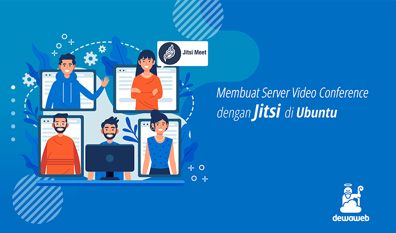 membuat server video conference dengan jitsi di ubuntu featured image