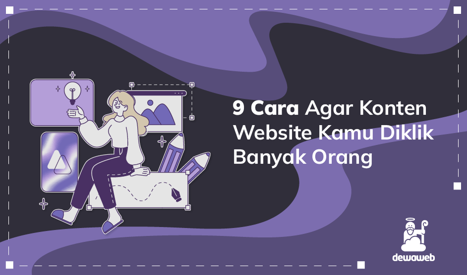konten website diklik