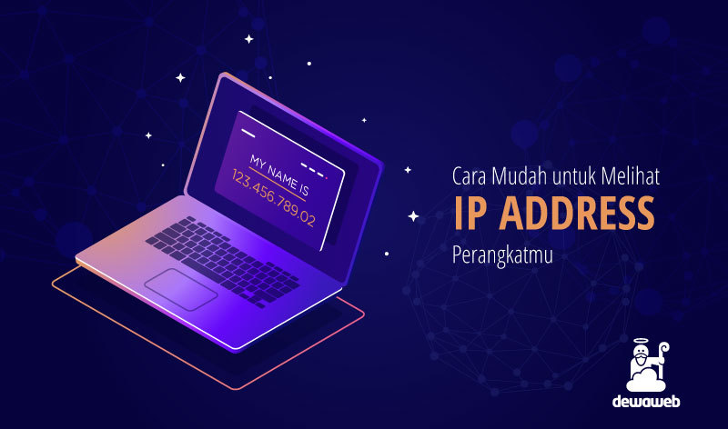cara melihat ip address