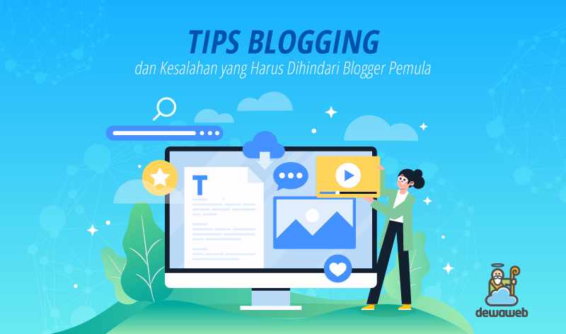 tips blogging untuk blogger pemula - featured image