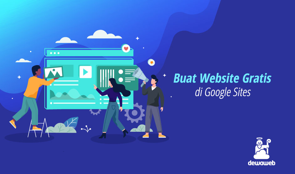 buat website gratis google sites - featured image