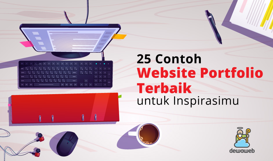 contoh website portfolio - featured image