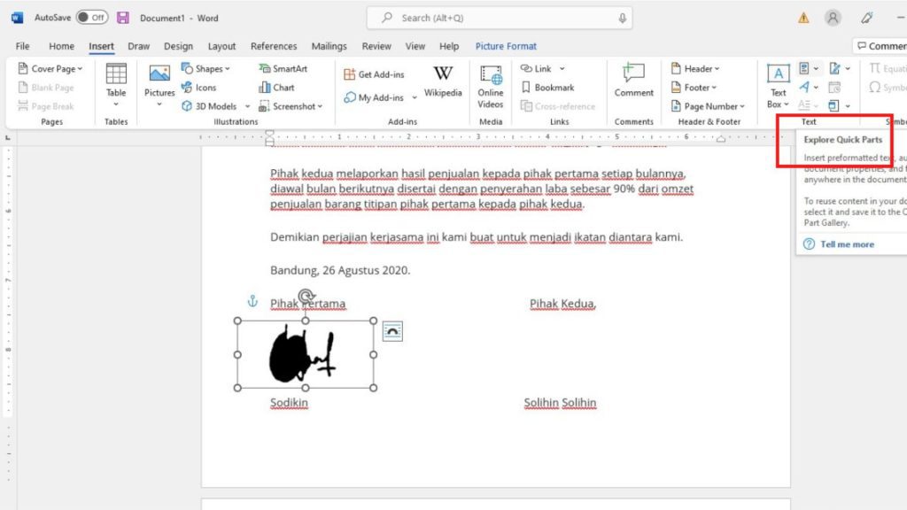 Word Ini Ini Cara Membuat Tanda Tangan di Word, Ternyata Gampang!