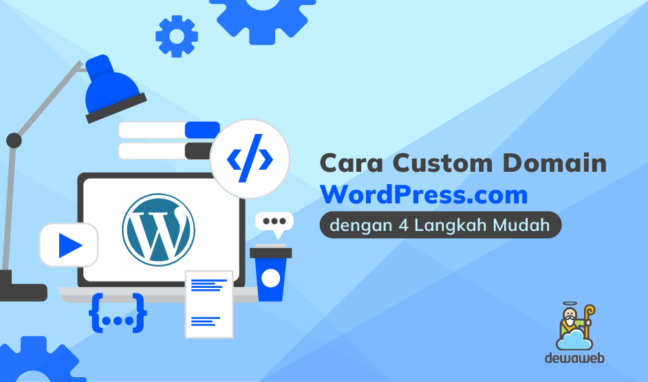 cara custom domain wordpress