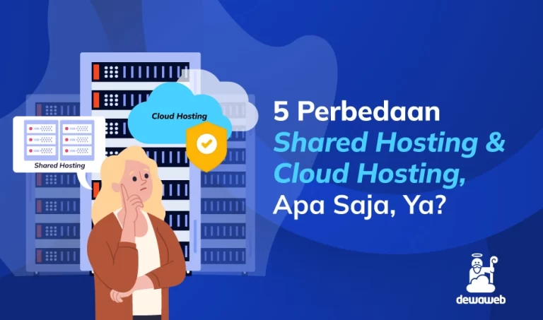 perbedaan shared hosting dan cloud hosting
