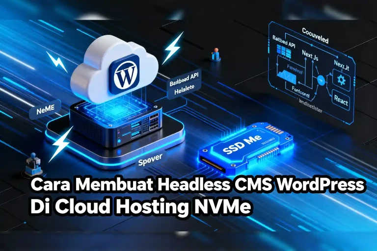 Cara buat headless cms worpdress cloud hosting nvme dewaweb