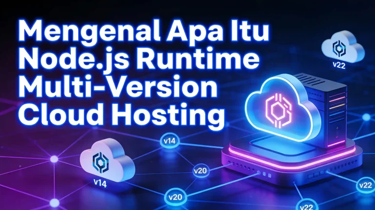 Mengenal apa itu node js runtime multi version cloud hosting dewaweb indonesia