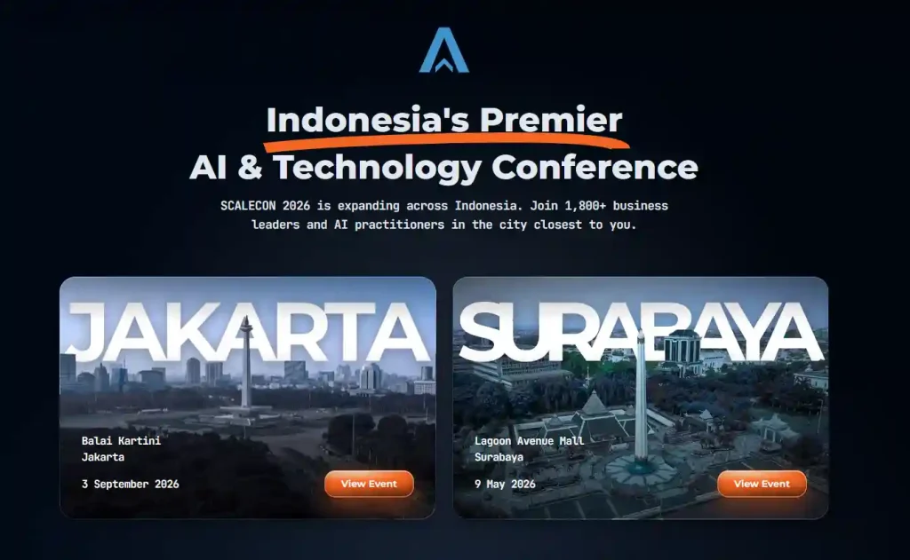 Scalecon ai 2026 surabaya jakarta